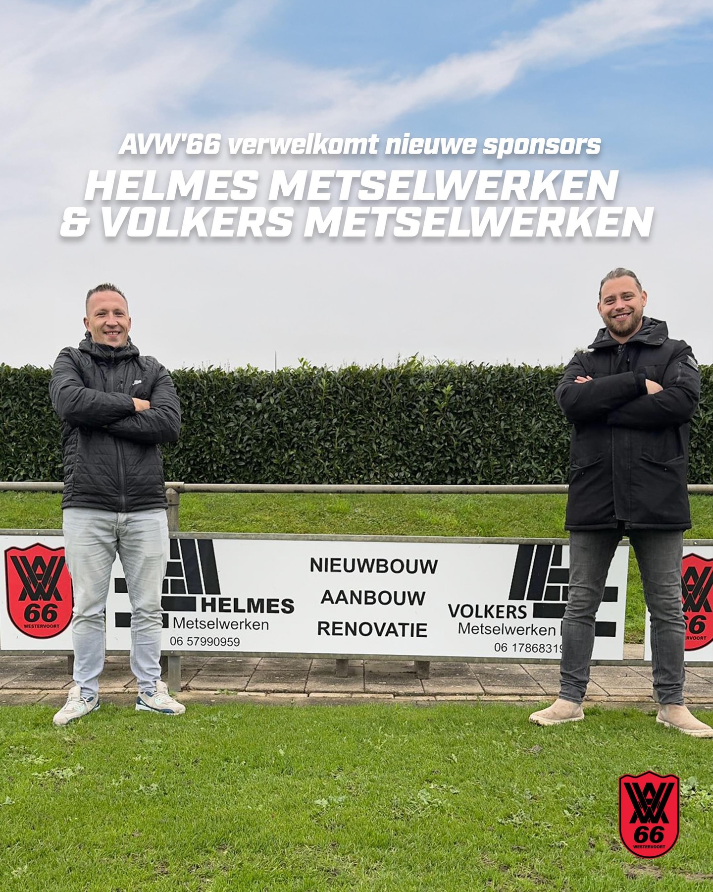 NIEUWE SPONSOREN BIJ AVW’66!