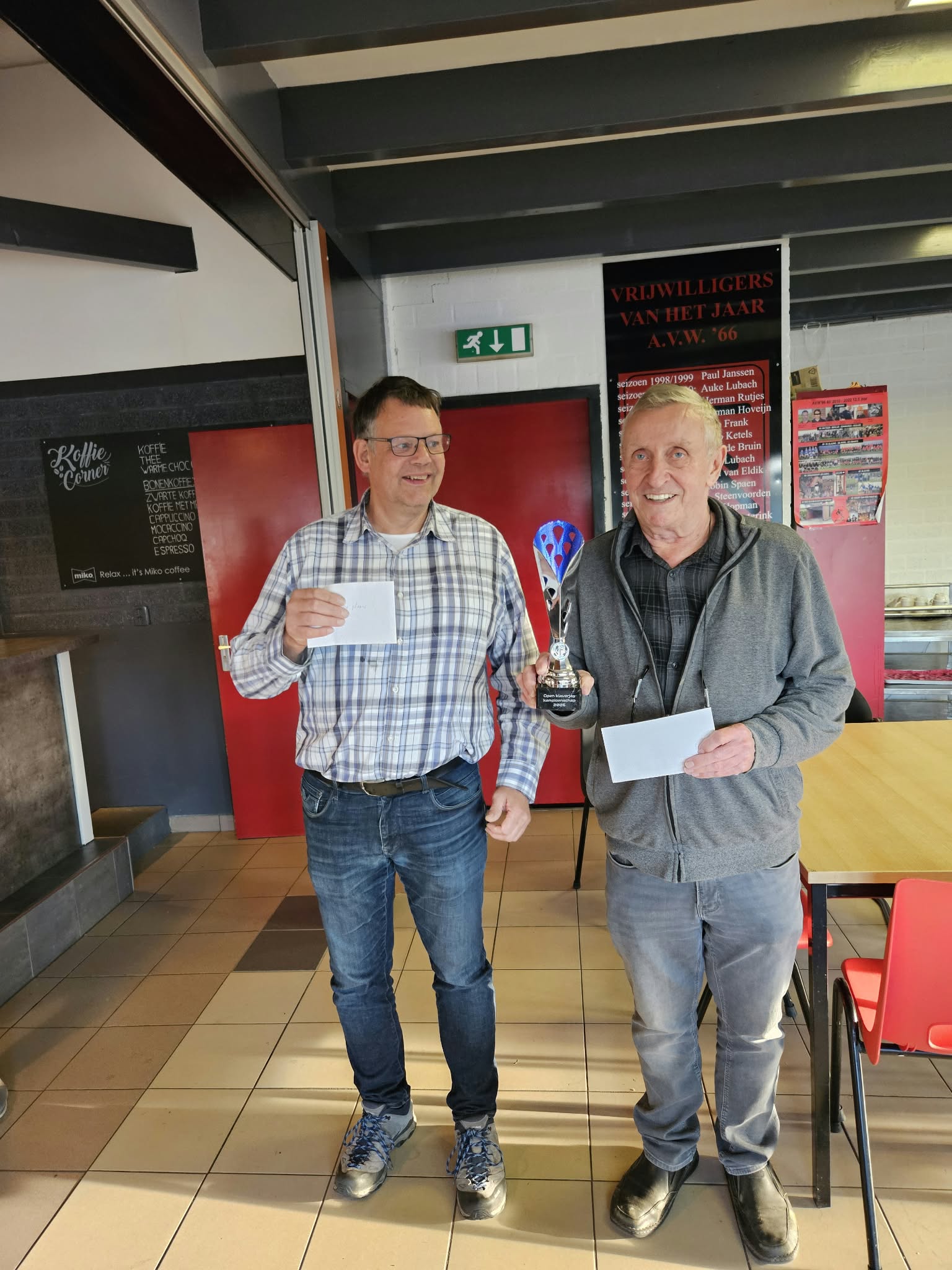 Jos Jansen winnaar Westervoorts kampioenschap klaverjassen!